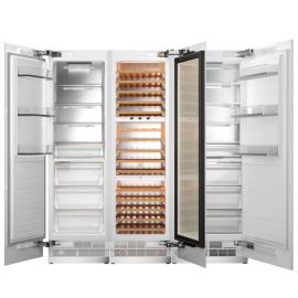 BERTAZZONI RWFL606075S5FPNS Εντοιχιζόμενος Ψυγειοκαταψύκτης και Κελάρι Κρασιών